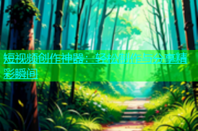 短视频创作神器：轻松制作与分享精彩瞬间