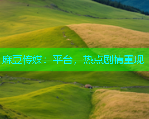 麻豆传媒：平台，热点剧情重现  第1张