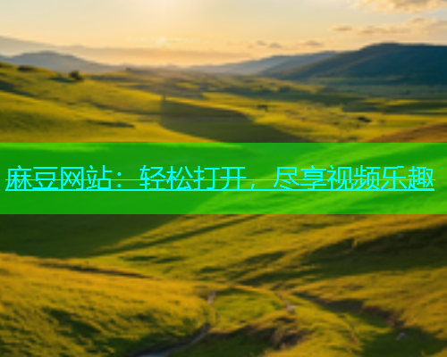 麻豆网站：轻松打开，尽享视频乐趣  第1张